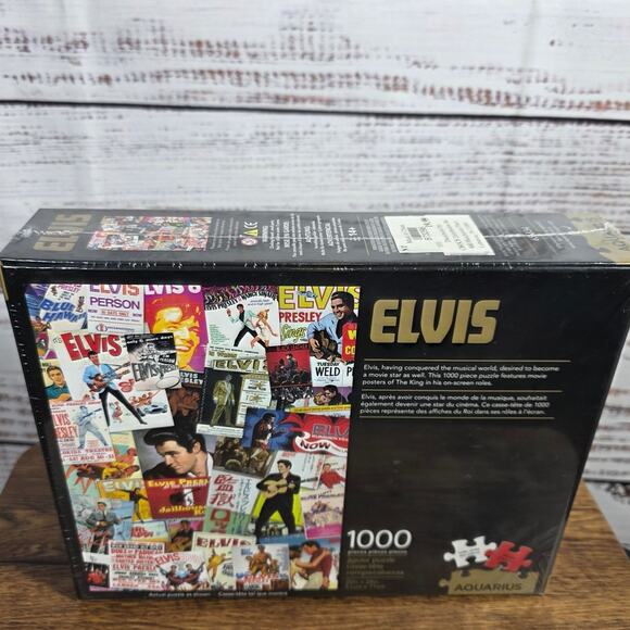1000 Piece Elvis Presley Jigsaw Puzzle by Aquarius NIB - Picture 2 of 2